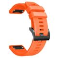 Siliconen Band - Garmin Fenix 6 GPS/6 Pro GPS/5/5 Plus - Oranje