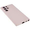 Silky Samsung Galaxy S22 Ultra 5G siliconen hoesje - roze