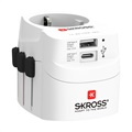 Skross Pro Light Wereld-Reisadapter met USB-C, USB-A - 1750W