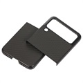 Samsung Galaxy Z Flip3 5G Slim Cover - Koolstofvezel - Zwart