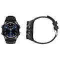 Smartwatch met TWS Earphones JM06 - Siliconen band - Zwart