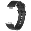 Huawei Watch Fit zachte siliconen band - zwart
