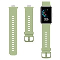 Huawei Watch Fit zachte siliconen band - groen