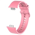 Huawei Watch Fit zachte siliconen band - roze
