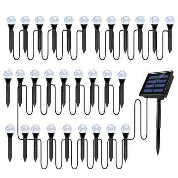 Zonne-bubbelbal tuinverlichting - 30 stuks.