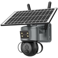 PTZ-camera op Zonne-Energie met Alarmfunctie en Schijnwerper S528