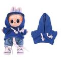 Effen kapje voor Labubu minifiguur 17cm - Donkerblauw