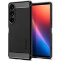 Sony Xperia 1 VII Spigen Rugged Armor TPU Hoesje - Zwart