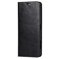 Sony Xperia Pro-I Wallet Leren Hoesje met Standaard - Zwart