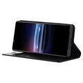 Sony Xperia Pro-I Wallet Leren Hoesje met Standaard - Zwart