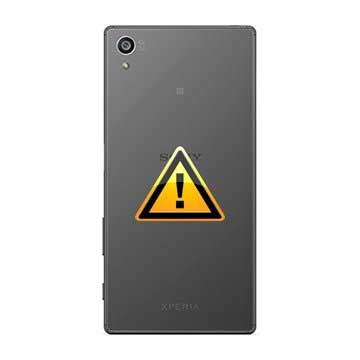 Sony Xperia Z5 Batterij Cover Reparatie - Zwart