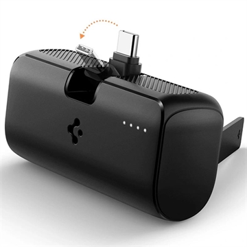 Spigen EA2205 Draagbare USB-C Power Bank 5000mAh/22.5W - Zwart