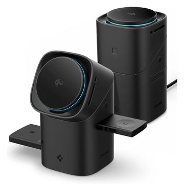 Spigen Essential EF223MS 3-in-1 Qi2 MagSafe draadloze oplader - Zwart