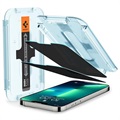 Spigen Glas.tR Ez Fit Privacy iPhone 13/13 Pro Screenprotector - 2 St.
