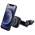 Spigen ITS12 Magnetisch iPhone Ventilatierooster Houder - Zwart