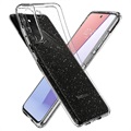 Spigen Liquid Crystal Glitter Samsung Galaxy S21 FE 5G Hoesje - Doorzichtig
