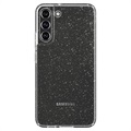 Spigen Liquid Crystal Glitter Samsung Galaxy S22 5G Hoesje - Doorzichtig