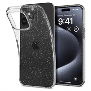 iPhone 15 Pro Spigen Liquid Crystal Glitter Hoesje - Doorzichtig