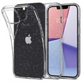 Spigen Liquid Crystal Glitter iPhone 13 TPU Hoesje - Doorzichtig
