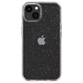 Spigen Liquid Crystal Glitter iPhone 13 TPU Hoesje - Doorzichtig