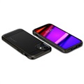 Spigen Neo Hybrid iPhone 12/12 Pro Cover - Pistoolmetaal