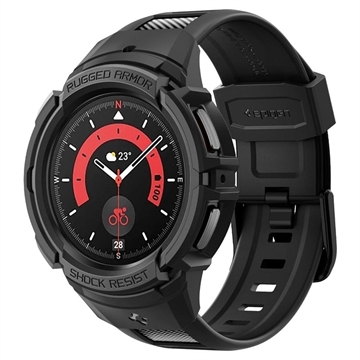 Spigen Rugged Armor Pro Samsung Galaxy Watch4 Classic TPU Case - 42 mm - Antracietgrijs