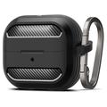 Samsung Galaxy Buds3/Buds3 Pro/Buds3 FE Spigen Rugged Armor TPU Hoesje - Zwart