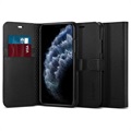 Spigen S iPhone 11 Pro Wallet Case - Zwart