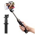 Spigen S530W Uitschuifbare Draadloze Selfie Stick - Zwart