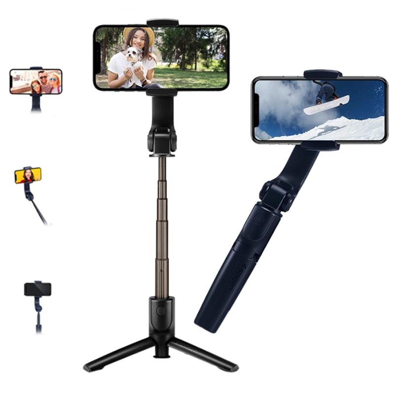 Spigen S610W Bluetooth Gimbal met Selfie Stick & Tripod Stand