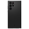 Spigen Thin Fit Samsung Galaxy S22 Ultra 5G Hoesje - Zwart