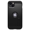 Spigen Tough Armor iPhone 13 Hoesje - Zwart