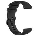 Sportband in silicone voor Garmin Vivomove 3S/Vivoactive 4S/Active S - Zwart