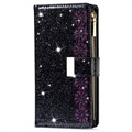 Starlight Series Samsung Galaxy S22 5G Wallet Case - Zwart