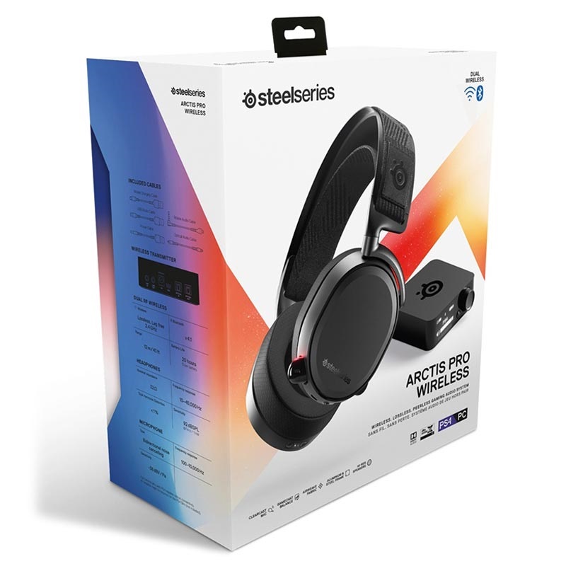 SteelSeries Arctis Pro Draadloze Gaming Headset - PS5, PS4, PC - Zwart