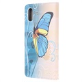 Style Series Samsung Galaxy Xcover 5 Wallet Case - Blauwe vlinder