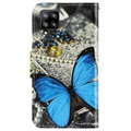 Style Series Samsung Galaxy A42 5G Wallet Case - Blauwe vlinder