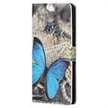 Style Series Samsung Galaxy S21 5G Wallet Case - Blauwe vlinder
