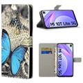 Style Series Xiaomi Mi 10T Lite 5G Wallet Case - Blauwe vlinder