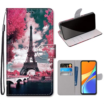 Style Series Xiaomi Redmi 9C, Redmi 9C NFC Wallet Case - Eiffeltoren