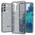 Samsung Galaxy S21 5G Stijlvolle Glitter Series Hybrid Case