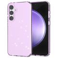 Samsung Galaxy S23 FE Stylish Glitter Series TPU Hoesje - Paars
