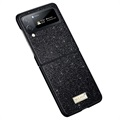 Sulada Celebrity Series Samsung Galaxy Z Flip4 5G Hybride Hoesje - Zwart
