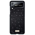 Sulada Celebrity Series Samsung Galaxy Z Flip4 5G Hybride Hoesje - Zwart