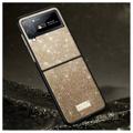 Sulada Celebrity Series Samsung Galaxy Z Flip4 5G Hybride Hoesje - Goud