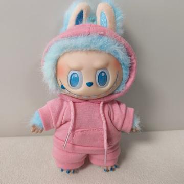 Sweatpak Outfit Set Labubu Doll 17cm - Roze