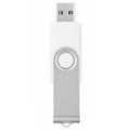 Draagbaar Ontwerp USB 2.0 Type-A 480Mbps Flash Drive - 16GB - Wit