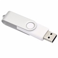 Draagbaar Ontwerp USB 2.0 Type-A 480Mbps USB-stick - 8GB - Wit