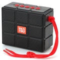 T&G TG-311 draagbare Bluetooth-luidspreker met LED-lampje - zwart