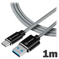 Tactische Fast Rope Oplaadkabel - USB-A/USB-C - 1m